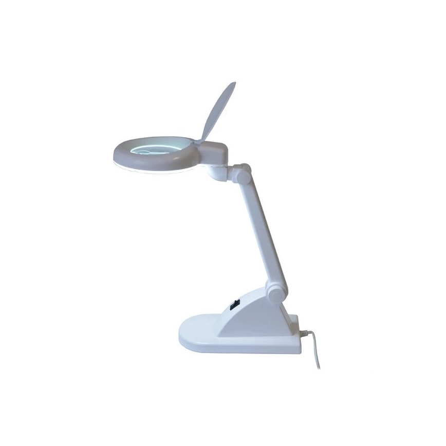 LED stona lampa sa lupom LED/6W/230V bela