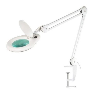 LED stona lampa sa povećalom LED/9W/230V bela