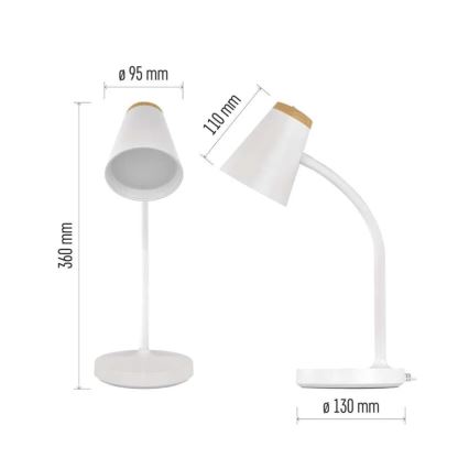 LED stona lampa TARA LED/4,5W/230V 4000K bela