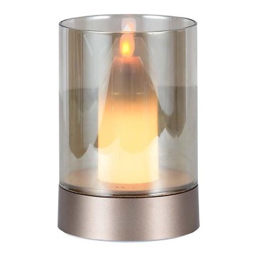 LED stona punjiva lampa prigušiva LED/2W/5V 3000K 2400 mAh bakarna