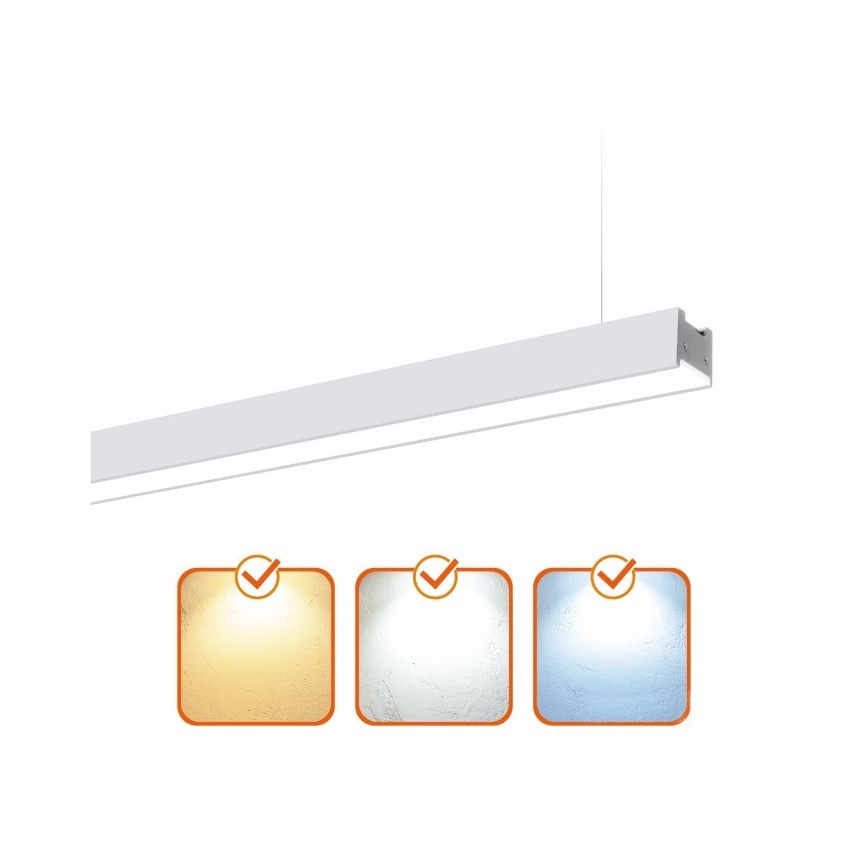 LED plafonsko i viseće svetlo KOLINE LED/40W/230V 3000/4000/6500K 120 cm belo