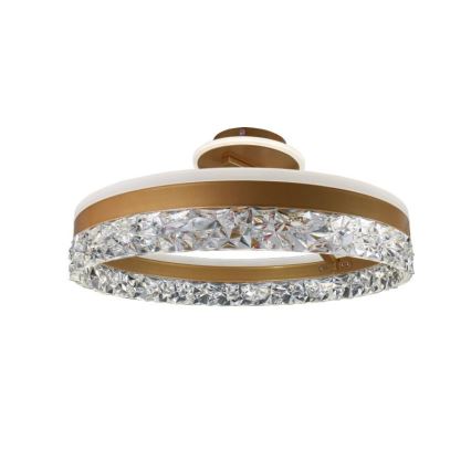 LED stropna plafonjera, prigušiva, LED/86W/230V 3000-6500K zlatna + daljinski upravljač