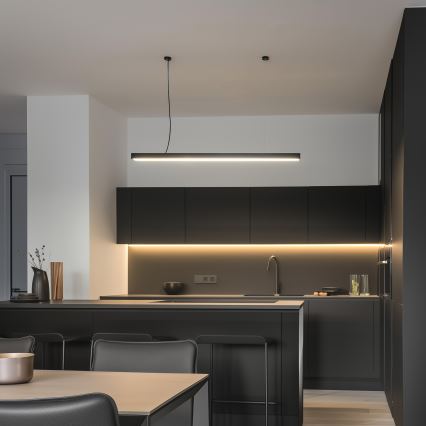 LED Stropna površinski montirana viseća svetiljka CYNIDECO LED/12W/230V 4000K crna