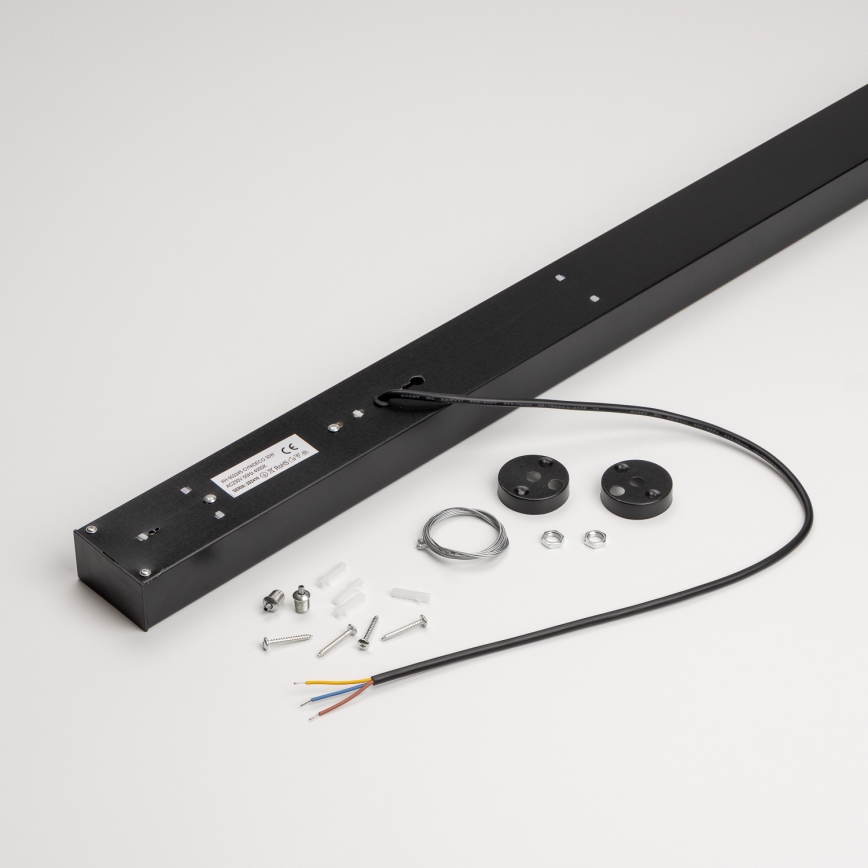 LED Stropna površinski montirana viseća svetiljka CYNIDECO LED/12W/230V 4000K crna