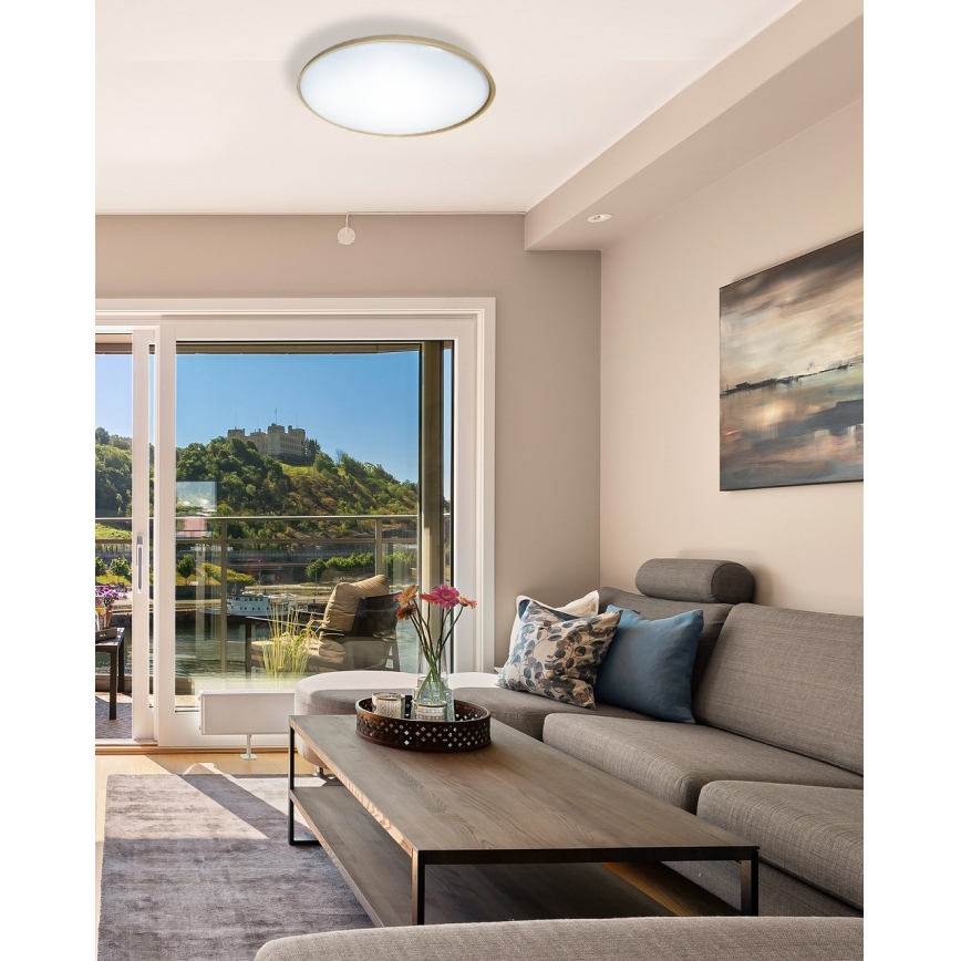 LED prigušiva plafonska svetiljka DRINA LED/36W/230V 2700-6500K prečnika 50 cm + daljinski upravljač