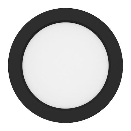 LED stropna svetiljka EVORA LED/6W/230V 3000/4000/6000K Ø 14 cm crna