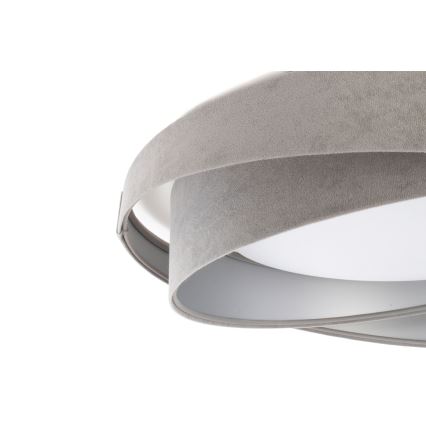 LED stropna svetiljka GALAXY MODERN LED/24W/230V, prečnik 55 cm, siva/srebrna