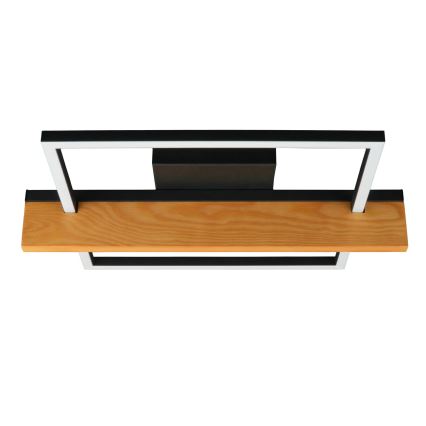 LED Stropna svetiljka LARYSA LED/11,5W/230V 35x45 cm borovina