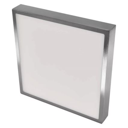 LED stropno svetlo NEXXO LED/28,5W/230V 3000/3500/4000K 30x30 cm mat hrom