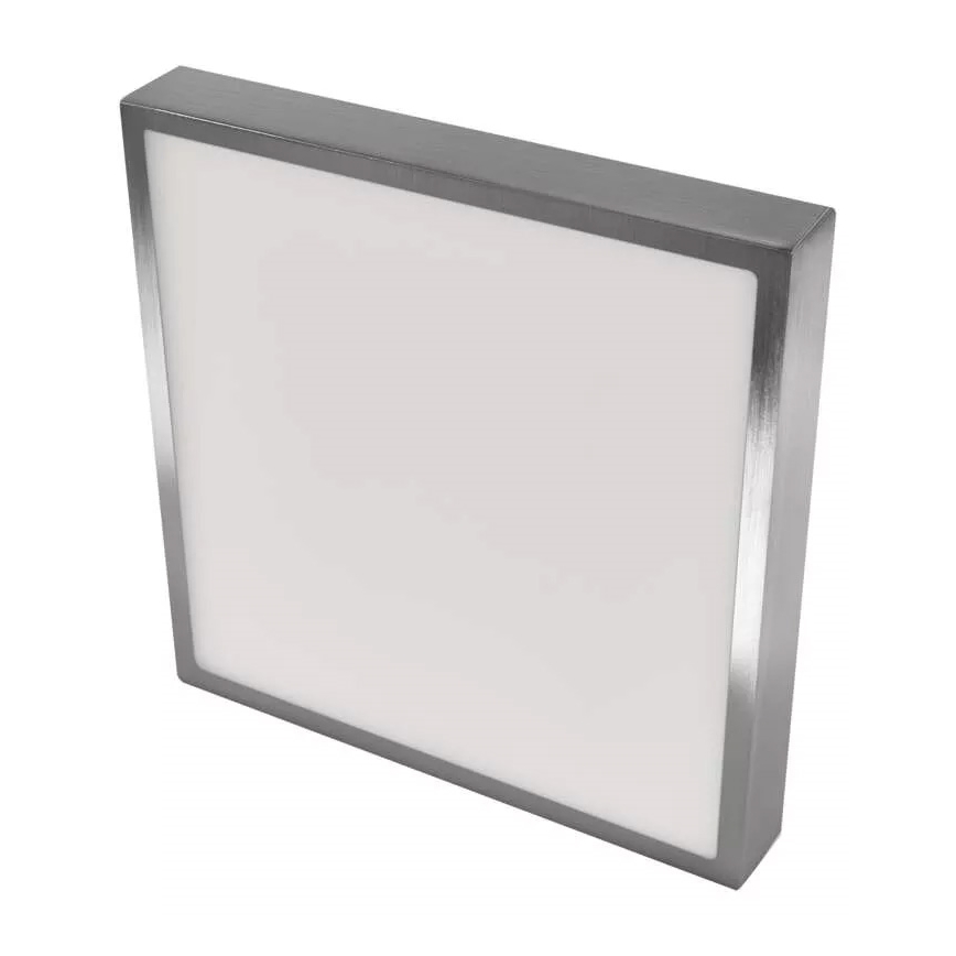 LED stropno svetlo NEXXO LED/28,5W/230V 3000/3500/4000K 30x30 cm mat hrom