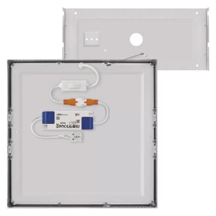 LED stropno svetlo NEXXO LED/28,5W/230V 3000/3500/4000K 30x30 cm mat hrom