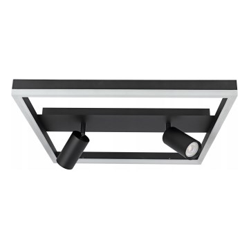 LED stropna svetiljka LED/38W/230V + 2xGU10/30W crna