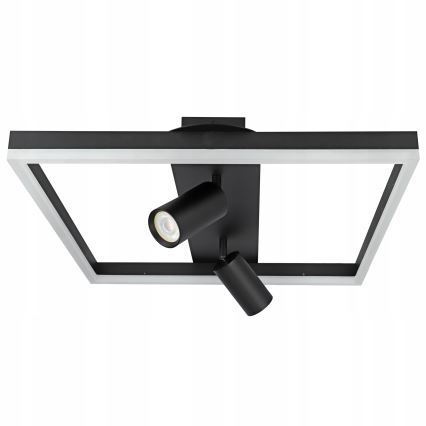 LED stropna svetiljka LED/38W/230V + 2xGU10/30W crna