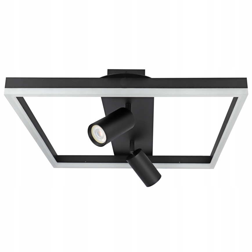 LED stropna svetiljka LED/38W/230V + 2xGU10/30W crna