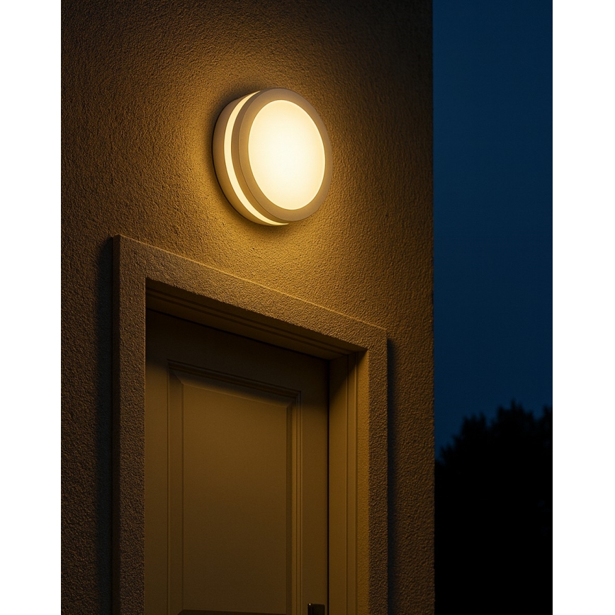 LED plafonsko svetlo za kupatilo sa senzorom pokreta LED/20W/230V 3000/4000/6500K Ø 23 cm IP54 belo