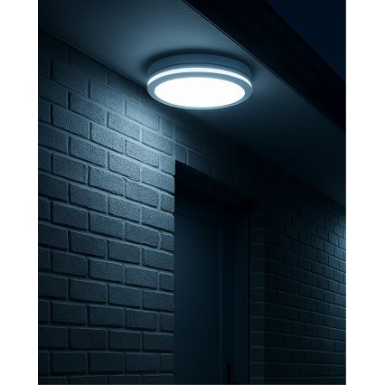 LED plafonsko svetlo za kupatilo sa senzorom pokreta LED/20W/230V 3000/4000/6500K Ø 23 cm IP54 belo