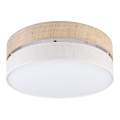 LED stropna svetiljka SIRJA BOHO LED/36W/230V 4000K Ø 45 cm bež/krem