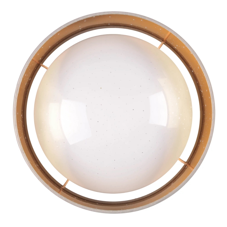 LED stropna svetiljka TULUZA LED/18W/230V pr. 32 cm braon