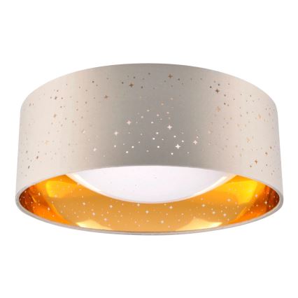 LED stropna svetiljka TULUZA LED/18W/230V pr. 32 cm braon