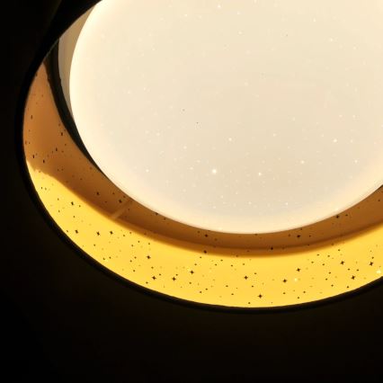 LED stropna svetiljka TULUZA LED/18W/230V pr. 32 cm braon