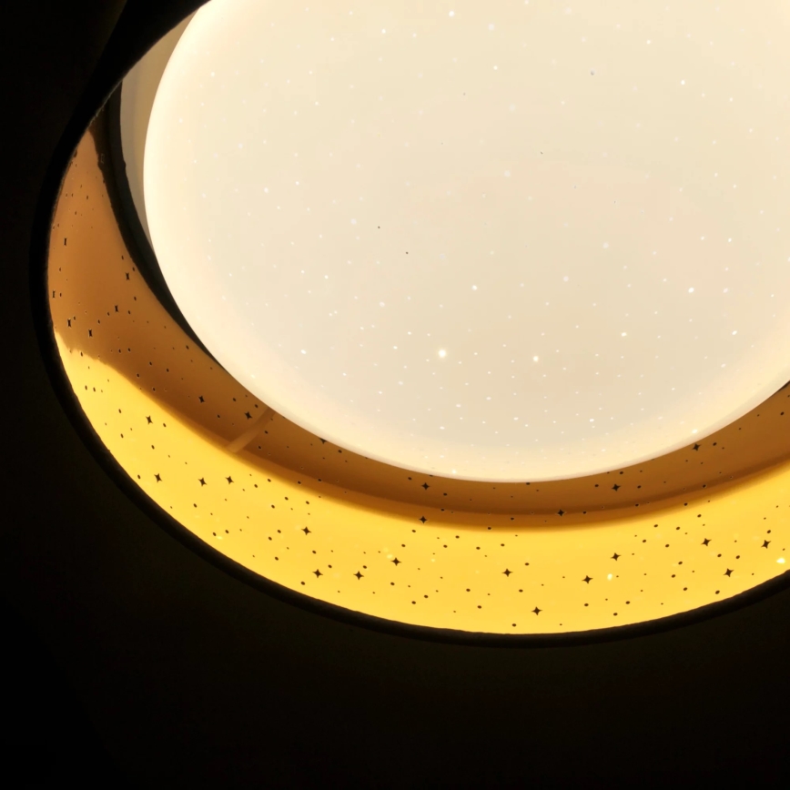 LED stropna svetiljka TULUZA LED/18W/230V pr. 32 cm braon