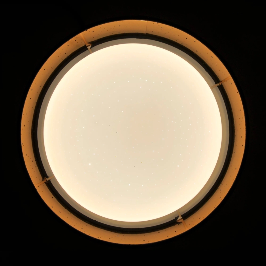 LED stropna svetiljka TULUZA LED/18W/230V pr. 32 cm braon