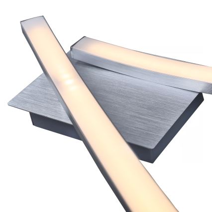 LED stropno svetlo 2xLED/6W/230V 3000K matni hrom