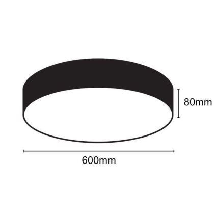 LED stropno svetlo 35W/230V 4000K, prečnika 60 cm