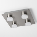 LED stropno svetlo 4xLED/4W/230V mat hrom
