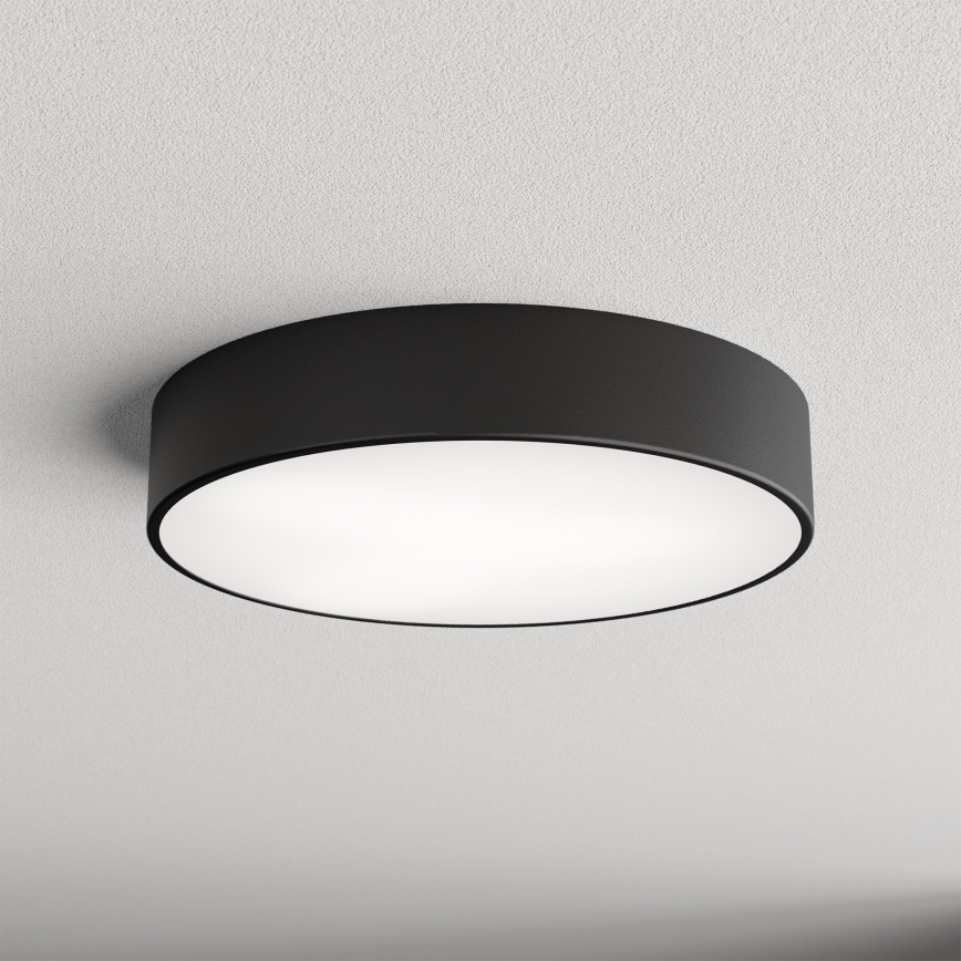 LED stropno svetlo CLEO, 43 W, 230 V, 4000 K, prečnik 40 cm, crno
