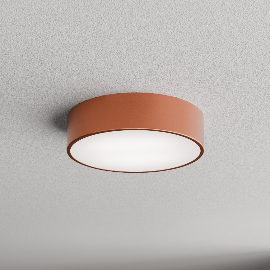 LED stropno svetlo CLEO LED/24W/230V 3000K prečnik 30 cm bakreno