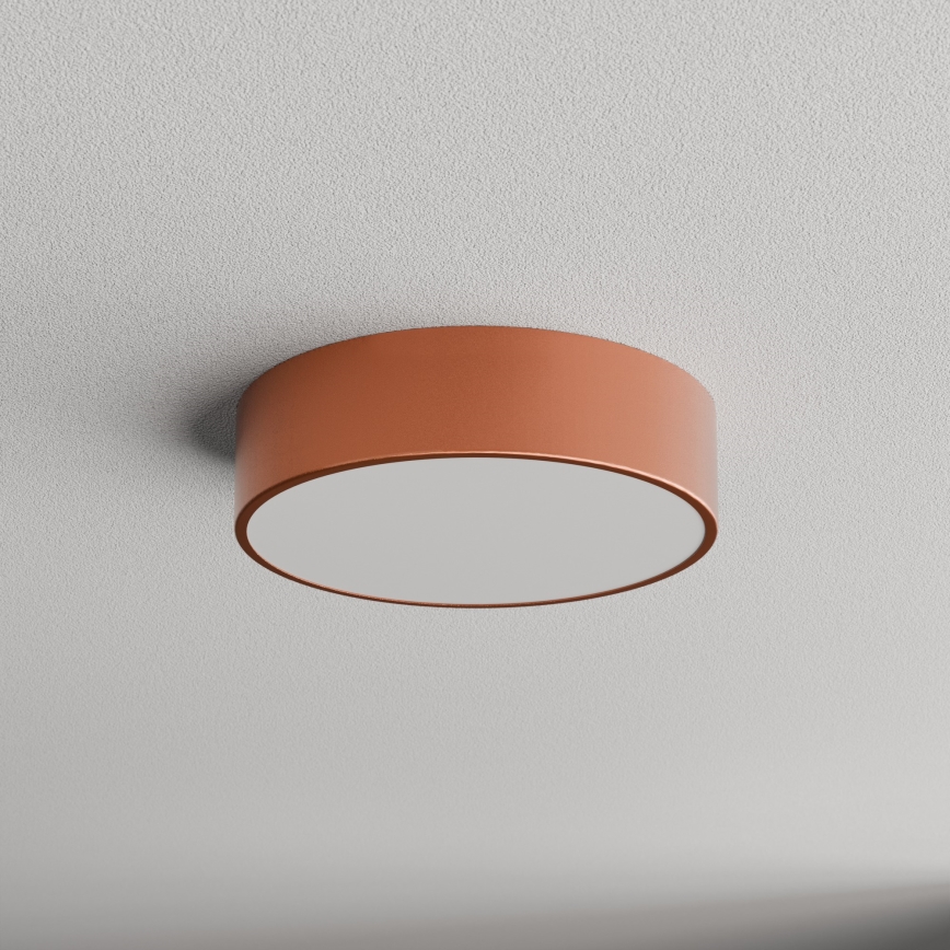 LED stropno svetlo CLEO LED/24W/230V 3000K prečnik 30 cm bakreno
