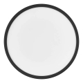 LED stropno svetlo FLORI LED/22W/230V 4000K crno, prečnik 42 cm
