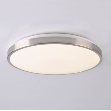 LED stropno svetlo KERN LED/24W/230V nikl