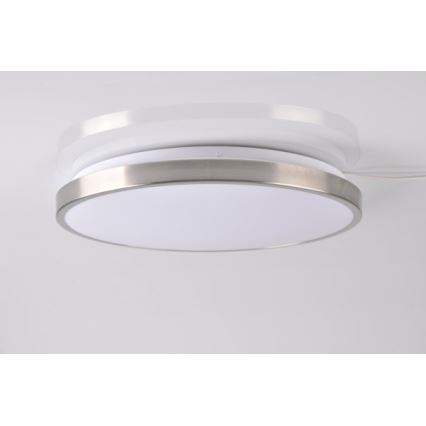 LED stropno svetlo KERN LED/24W/230V nikl