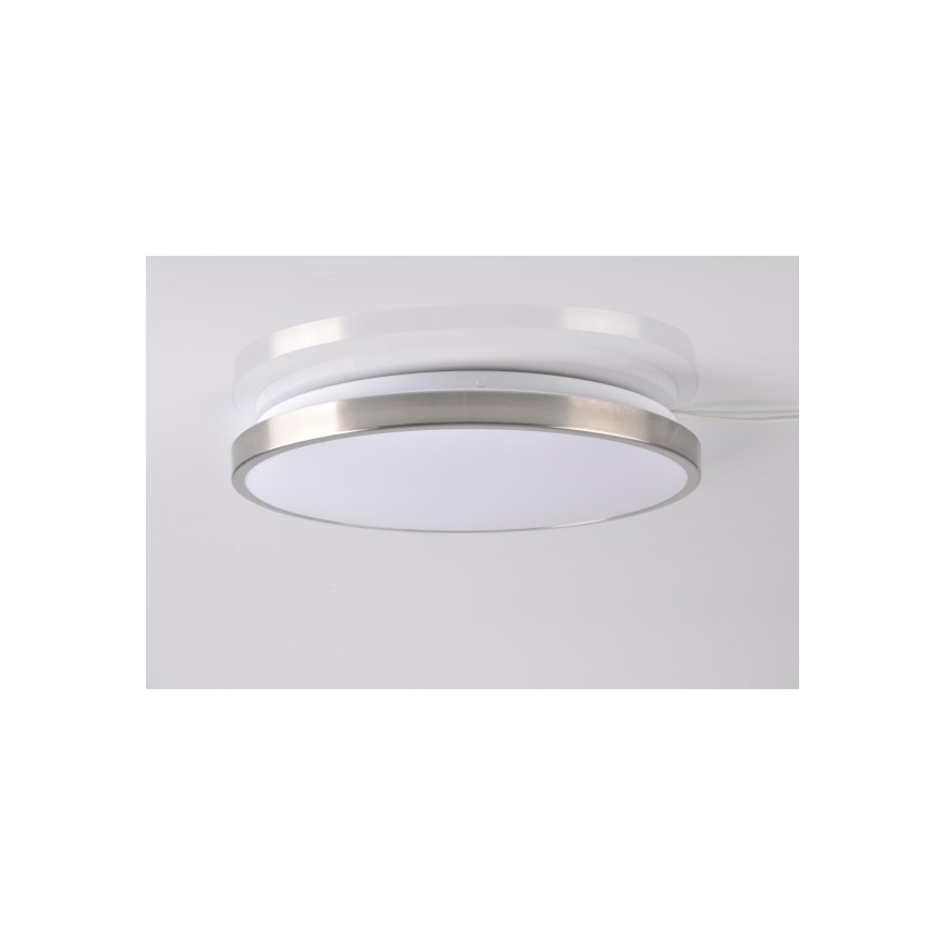 LED stropno svetlo KERN LED/24W/230V nikl