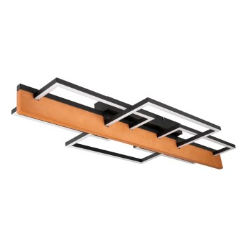 LED stropno svetlo LARYSA LED/35W/230V 35x90 cm, borovina