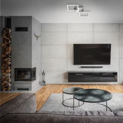 LED stropno svetlo LED/10W/230V 3000K mat hrom