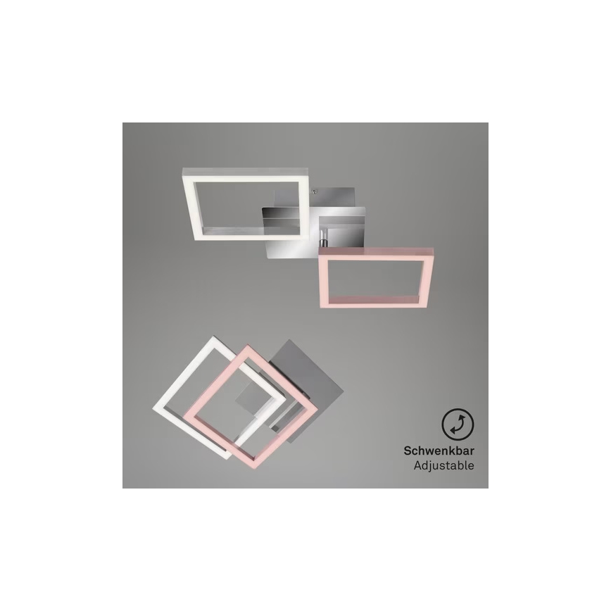 LED stropno svetlo LED/10W/230V 3000K mat hrom