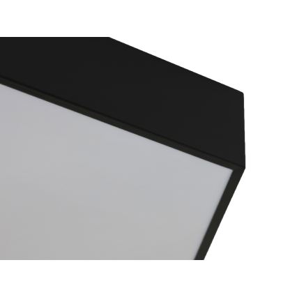 LED stropno svetlo LED/240W/230V 3000/4000/6500K prečnik 120 cm crna