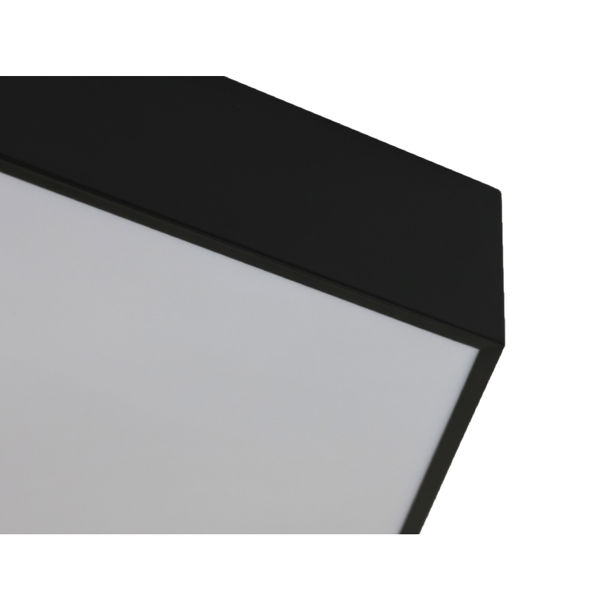 LED stropno svetlo LED/240W/230V 3000/4000/6500K prečnik 120 cm crna