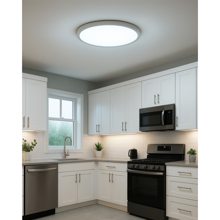 LED stropno svetlo LED/32W/230V 3000/4000/6500K prečnik 40 cm bela
