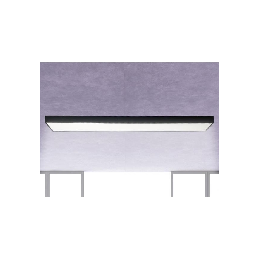 LED stropno svetlo LED/32W/230V 4000K 120x13 cm crno