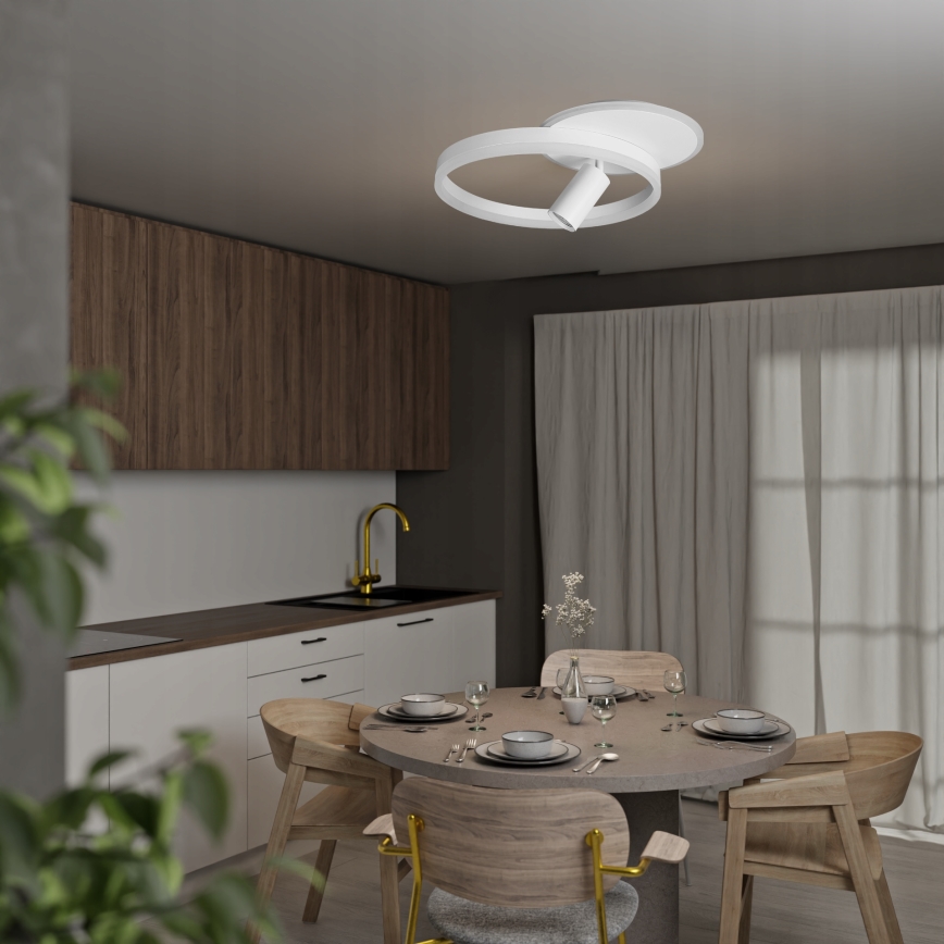 LED stropno svetlo LED/38W/230V + 1xGU10/30W belo