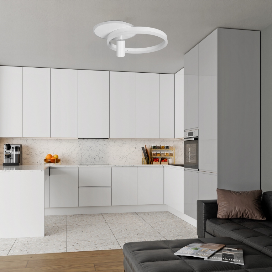 LED stropno svetlo LED/38W/230V + 1xGU10/30W belo