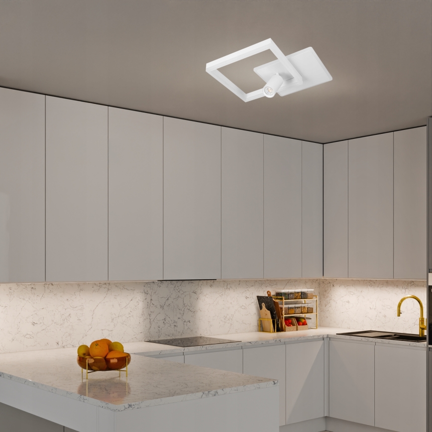 LED stropno svetlo LED/38W/230V + 1xGU10/30W belo
