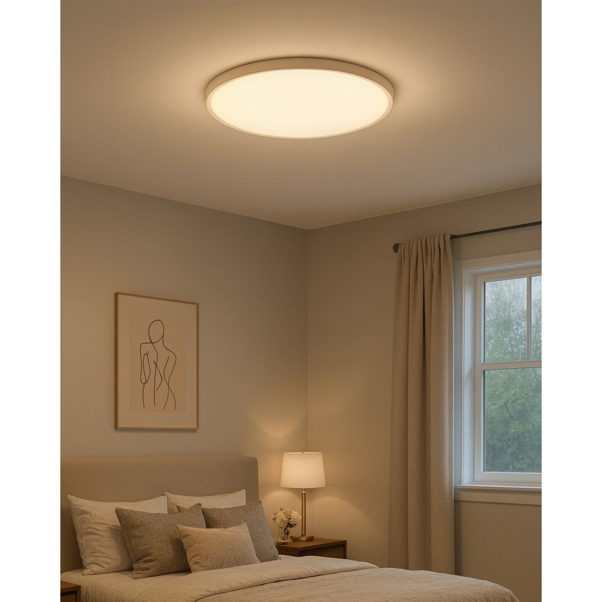 LED stropno svetlo LED/40W/230V 3000/4000/6500K prečnik 50 cm belo