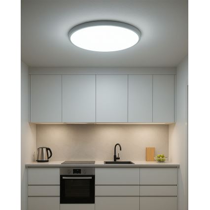 LED stropno svetlo LED/40W/230V 3000/4000/6500K prečnik 50 cm belo