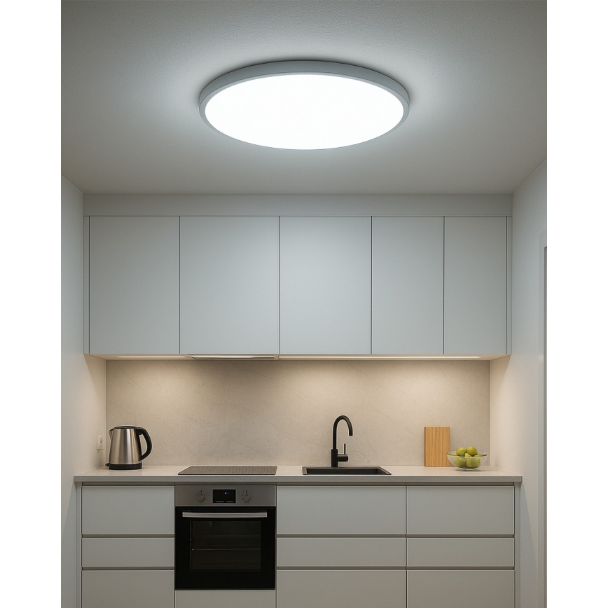 LED stropno svetlo LED/40W/230V 3000/4000/6500K prečnik 50 cm belo