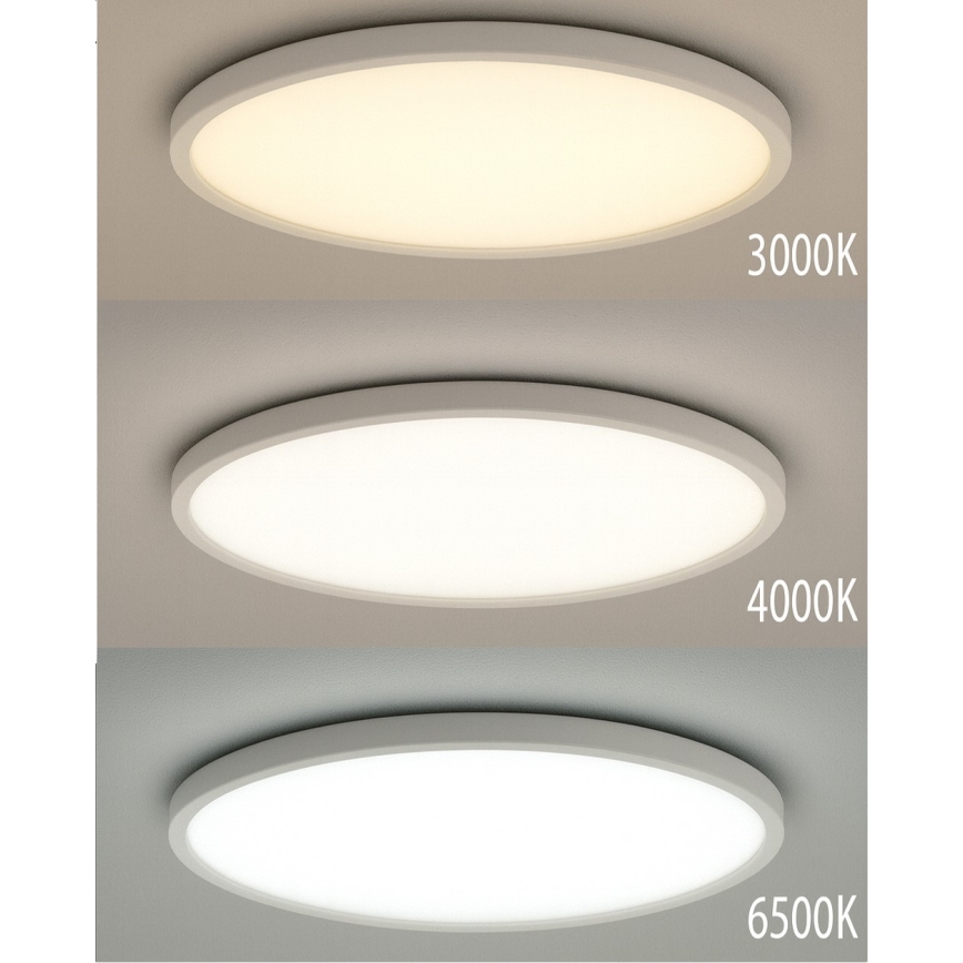 LED stropno svetlo LED/40W/230V 3000/4000/6500K prečnik 50 cm belo